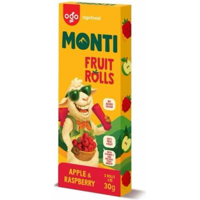 Monti ovocná trubička Jablko & Malina 30 g
