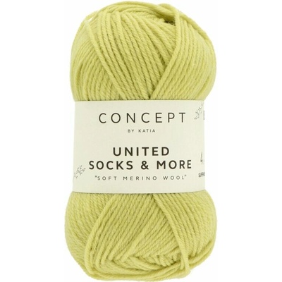 Concept by Katia United Socks & More 81 žlto zelená