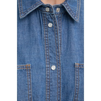 MUNTHE Дънкова рокля munthe fia в синьо дълга разкроена 251134425104 (251134425104)