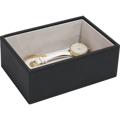 Stackers Ковчеже за бижута Stackers отварящо се минi кадифеночерено (75468)