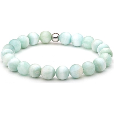 BudNej minerálny náramok larimar MN1006