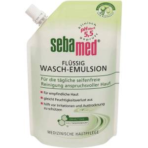 sebamed емулсия за измиване с маслини, пълнител, 400 мл