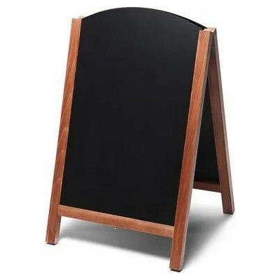 Extera.cz Reklamní křídová vysouvací tabule A, světle hnědá, 55 x 85 cm 16649