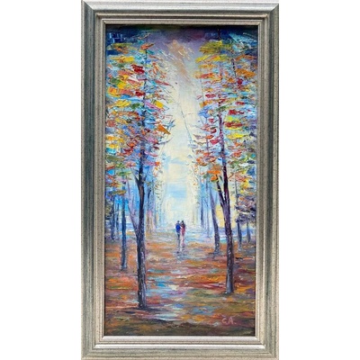 Картина " Хармонична двойка в парка"