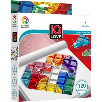Image 1 of SmartGames Детска логическа игра Smart Games - IQ Love, със 120 предизвикателства (SG302)
