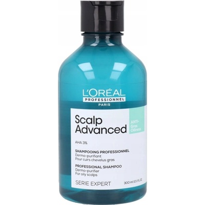 L´Oréal Professionnel Scalp Advanced AntiOiliness Shampoo čisticí šampon pro mastnou pokožku hlavy 300 ml