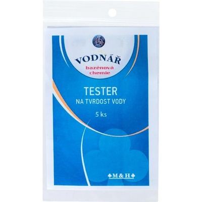 VODNÁR tester na tvrdosť vody 5ks