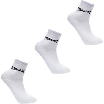 Everlast Детски чорапи Everlast 3 Pack Crew Socks Childrens - White