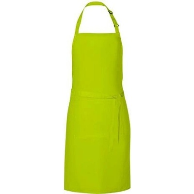 Link Kitchen Wear Unisex grilovací zástěra X987 Lime Pantone 382 85x72cm