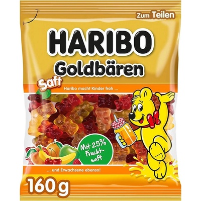 Haribo šťavnatí medvídci Goldbären 160 g