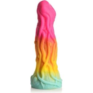 XR Brands Силиконово дилдо с релеф Creature Cocks Shape Shifter
