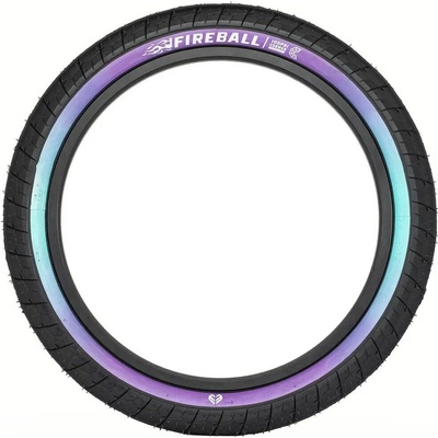 ECLAT Fireball BMX Tire 2.3 Black/Purple Teal Fade BK/PURPLE TEAL vel. 2.3in
