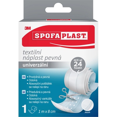 3M Spofaplast č. 264 Klasik Textilná náplasť 8 cm x 1 m