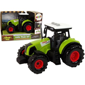 Lean-toys Detský traktor Auto Farma Zelená