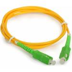 Conneu Оптични пач корди SC-APC - SC-APC сингъл мод, дуплекс, 1м (CNFJ-SCASCAOS2DYE3mm-1)