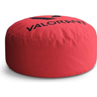 Sablio Taburet Circle VALORANT Red: 38x48 cm
