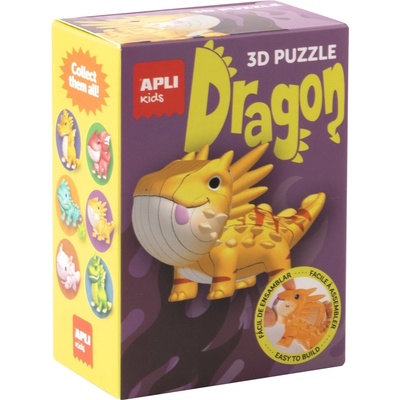 APLI 3D пъзел Apli Kids - Dragon, оранжев дракон (19949)