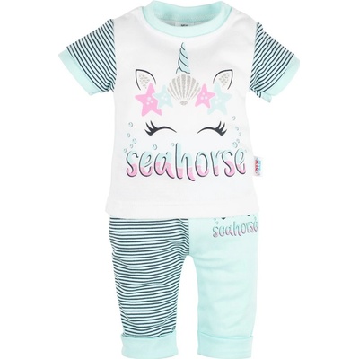 New Baby NEW BABY Dojčenské tričko s krátkym rukávom a tepláčky seahorse