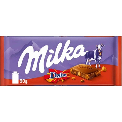 Milka Daim mléčná karamelová mandlová 90 g