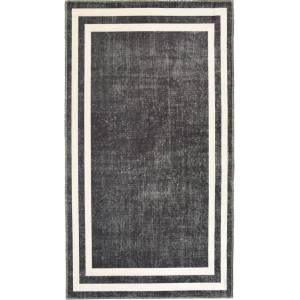 Vitaus Бяло-сив килим за миене 80x50 cm - Vitaus (KRN-9553-50x80)