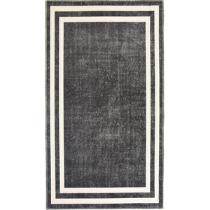 Vitaus Бяло-сив килим за миене 80x50 cm - Vitaus (KRN-9553-50x80)