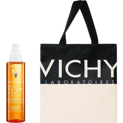 Vichy Capital Soleil Защитно масло за лице, тяло и коса Cell Protect, SPF50+, 200 ml