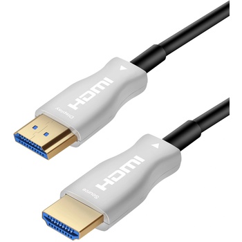 PremiumCord Оптичен HDMI кабел, 18Gbps, 4K@60Hz, Active Optical (AOC), V2.0, златни конектори, 25m, PremiumCord, kphdm2x25 (kphdm2x25) (kphdm2x25)
