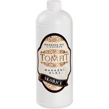Tomfit masážny olej Škorica 1000 ml