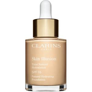 Clarins Skin Illusion Natural Hydrating Foundation озаряващ хидратиращ фон дьо тен SPF 15 цвят 101W Linen 30ml
