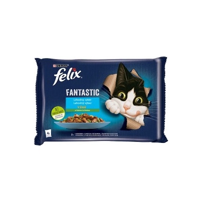 Felix Fantastic losos a cuketa, pstruh a fazole 4 x 85 g