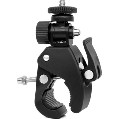 Techsuit Стойка за велосипед за камера GoPro - Екшън камера (CAL07) - Черна