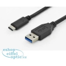 Assmann AK-300136-018-S USB 3.0, USB A M(plug)/USB C M(plug), 1,8m, černý