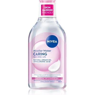 Nivea Micellar Caring нежна мицеларна вода 400ml