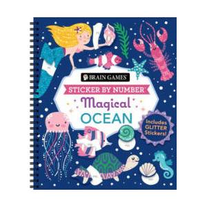 Brain Games - Sticker by Number: Magical Ocean | Brain Games, New Seasons (ISBN: 9781639384839)
