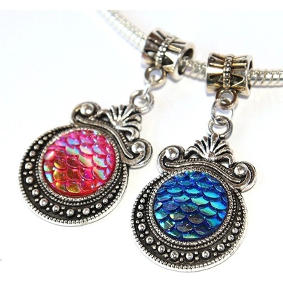 Fashion Jewerly Korálek Přívěsek Dračí oko Dračí šupiny Barevné šupiny Hadí tělo Dragon´s Eye 2983