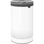 Brabantia Кош за пране Brabantia 60L, White, пластмасов капак (1004179) - topmall
