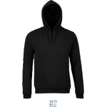 Neoblu 3196 NICHOLAS MEN / Мъжки суичър с качулка - тъмночерен S (243196n1101)