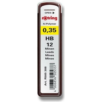 Rotring 5053080 TIKKY tuhy do mikrotužky 0,35 mm HB