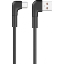 Maxlife MXUC-09 úhlový USB - USB-C, 3A, 1m, černý