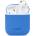 Holdit Kaлъф Holdit Silicone Case за AirPods 1/2 - Sky Blue