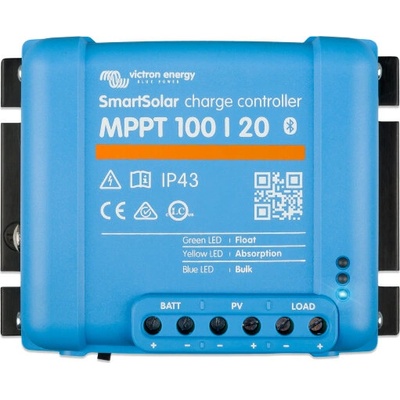 Victron Energy Интелигентен соларен контролер за зареждане на Victron Energy MPPT 12/24V 20Ah Bluetooth (112703)