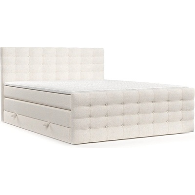 Maison de Reve Кремаво боксспринг легло с място за съхранение 160x200 cm Blend - Maison de Rêve (BLEND160_MDR_P0_ALT01_M7_ALT01_T1_L1)