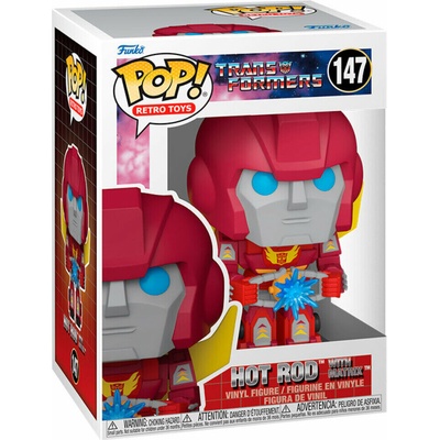 Funko Pop! 147 Retro Toys Transformers Hot Rod With Matrix