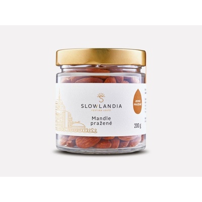 SLOWLANDIA MANDLE JEMNE PRAŽENÉ 200 g