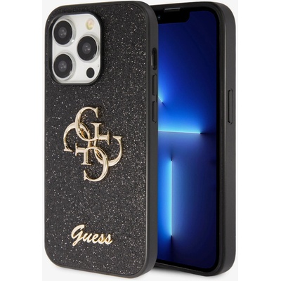 GUESS PU фиксиран метален капак с метално лого 4G за iPhone 15 Pro Max Black Guess | Lilav | ЖЕНИ | UNI