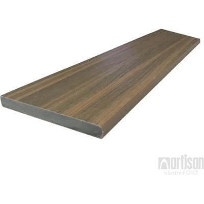 WPC dřevoplastové plotovky Dřevoplus Profi rovné 15x138x1300- Teak