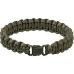 Mil-Tec Survival Гривна от паракорд, 15 мм, маслиненозелена (16370101)