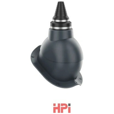 HPI Anténní prostup set nejvyšší profil pro plechové tvarované krytiny antracit