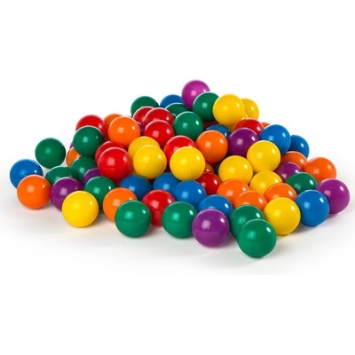 Míček Míčky do hracích koutů 6 5cm barevný 100ks v plastové tašce