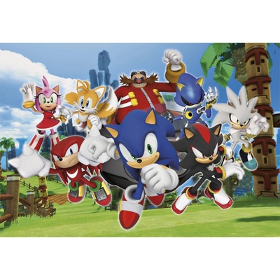 CLEMENTONI Ježek Sonic 104 dílků